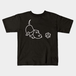 Dog Lover and TRPG Tabletop RPG Gaming Addict Kids T-Shirt